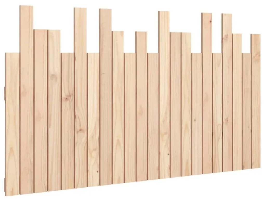 tömör fenyőfa fali fejtámla 140x3x80 cm