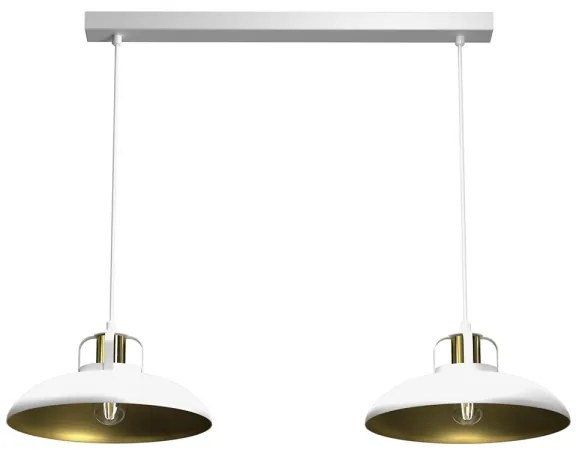 Brilagi - Csillár zsinóron FLAMENGO 2xE27/60W/230V fehér