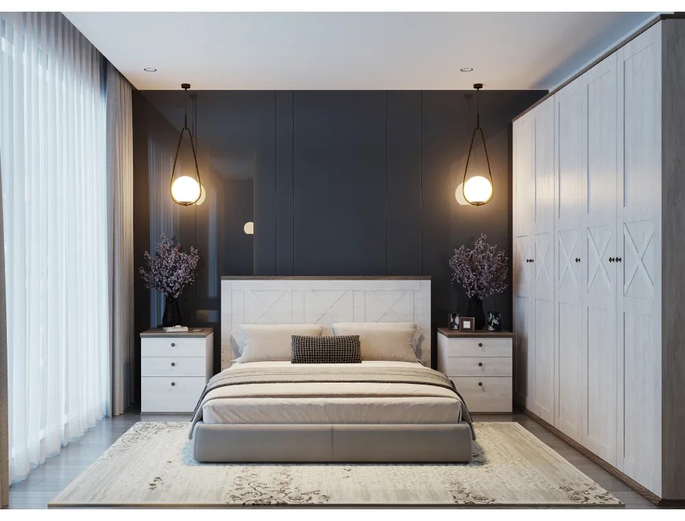 TEINA éjjeliszekrény, canyon fenyő