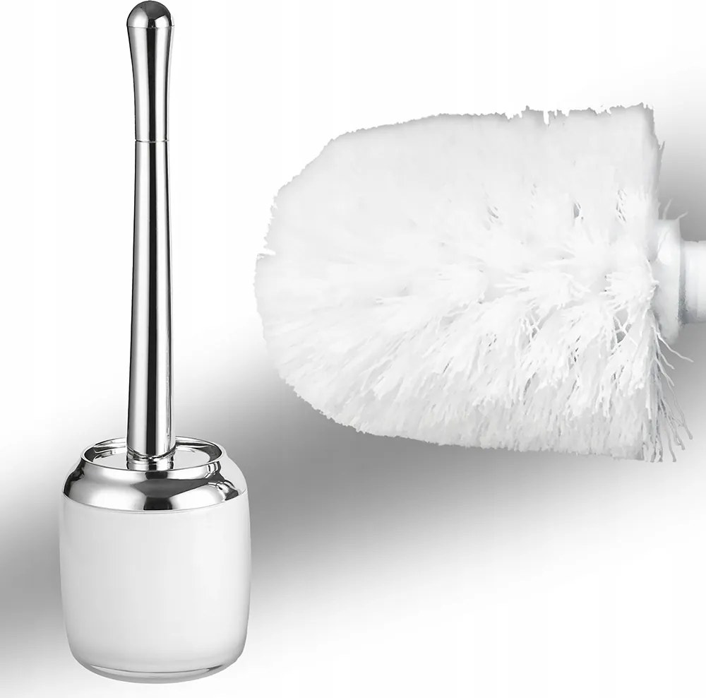 Wc Kefe, Fehér, Elegáns, Ezüst Nyél, Tartós, Fürdőszobai
