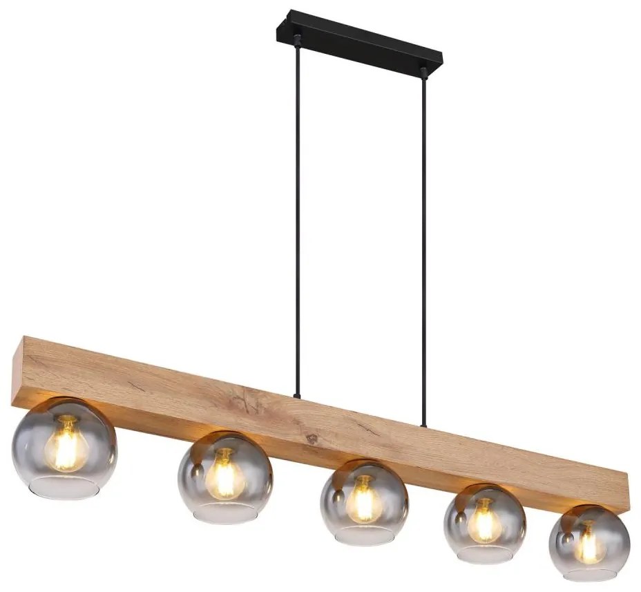 Globo 15656-5H - MOITAS 5xE27/40W/230V függeszték kábellel