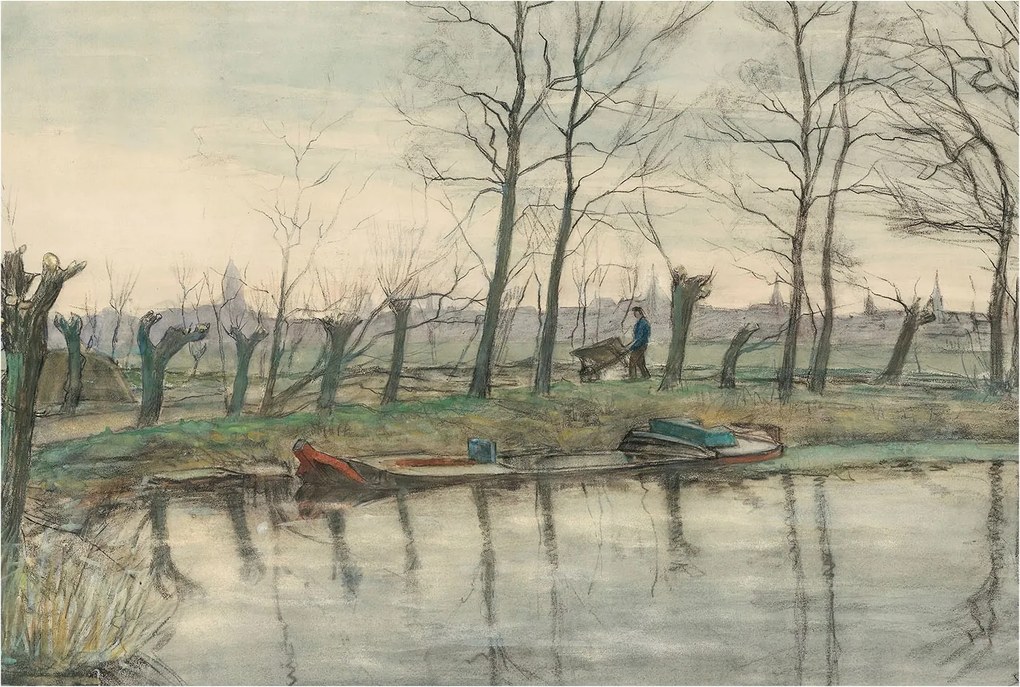 Flizelin tapéta Flizelin Fali Prémium Téli táj 104x70