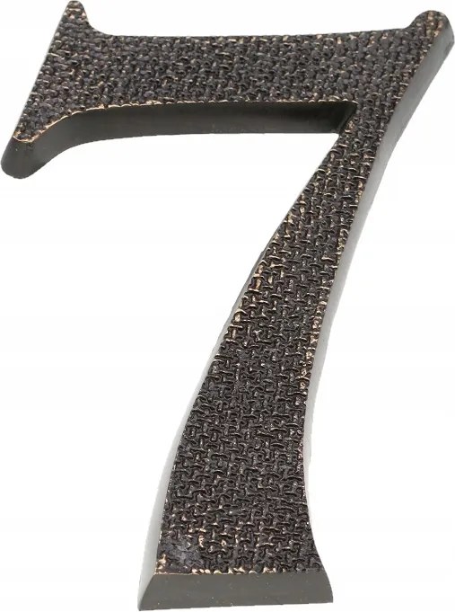 Számjegyek Számjegy Sárgaréz Patina Retro Házszám 7