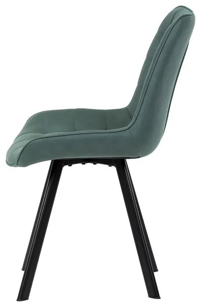 Zöld Vintage Szövet Étkezőszék. – HC-V3066
