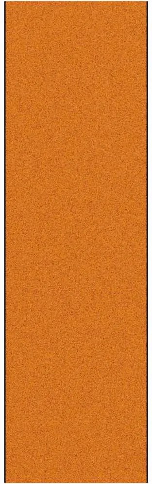 vidaXL Ajtószőnyeg Narancs és Fekete 120 x 400 cm Poliamid és PVC