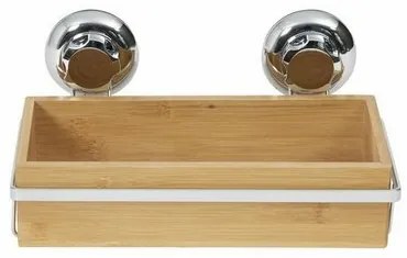 Compactor bambusz fürdőszobai polc Bestlock SPA Bamboo, 27,6 x 14,8 x 12,7 cm