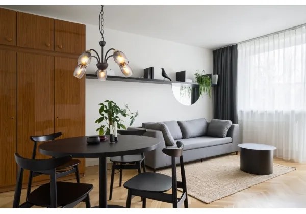 Globo 60297-5H - Csillár láncon GERLY 5xE14/25W/230V