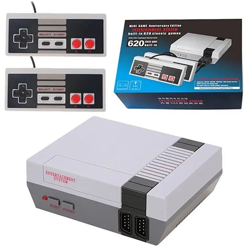 TV retró játékkonzol  220 V tápellátással - 620 játékkal