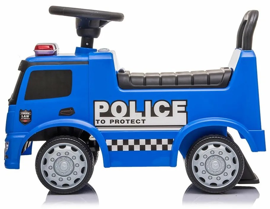 Baby Mix Rendőrség Mercedes gyerek futóbicikli hanggal, kék