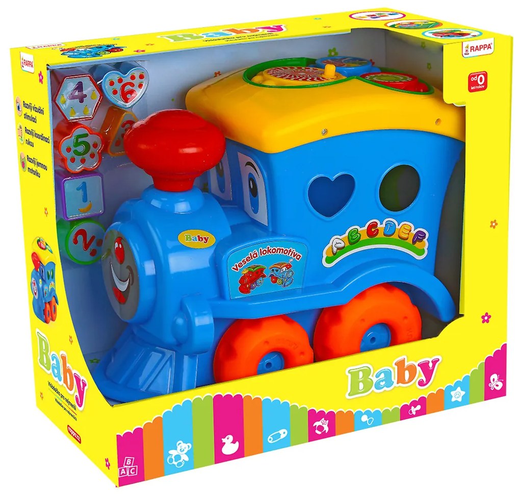 Babapuzzle a kicsiknek Mozdony, 30 cm