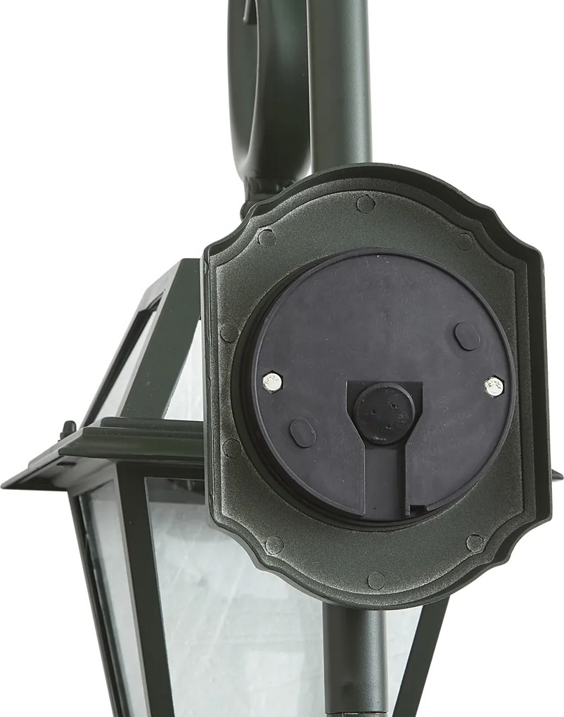 Klasszikus kültéri fali lámpa sötétzöld IP44 - Berta