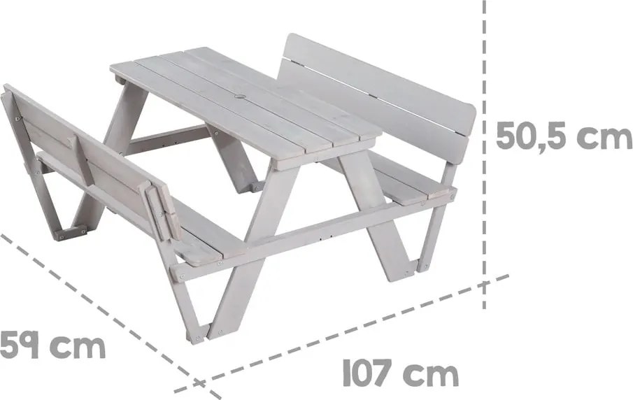 Gyerek kerti bútor Picnic - Roba