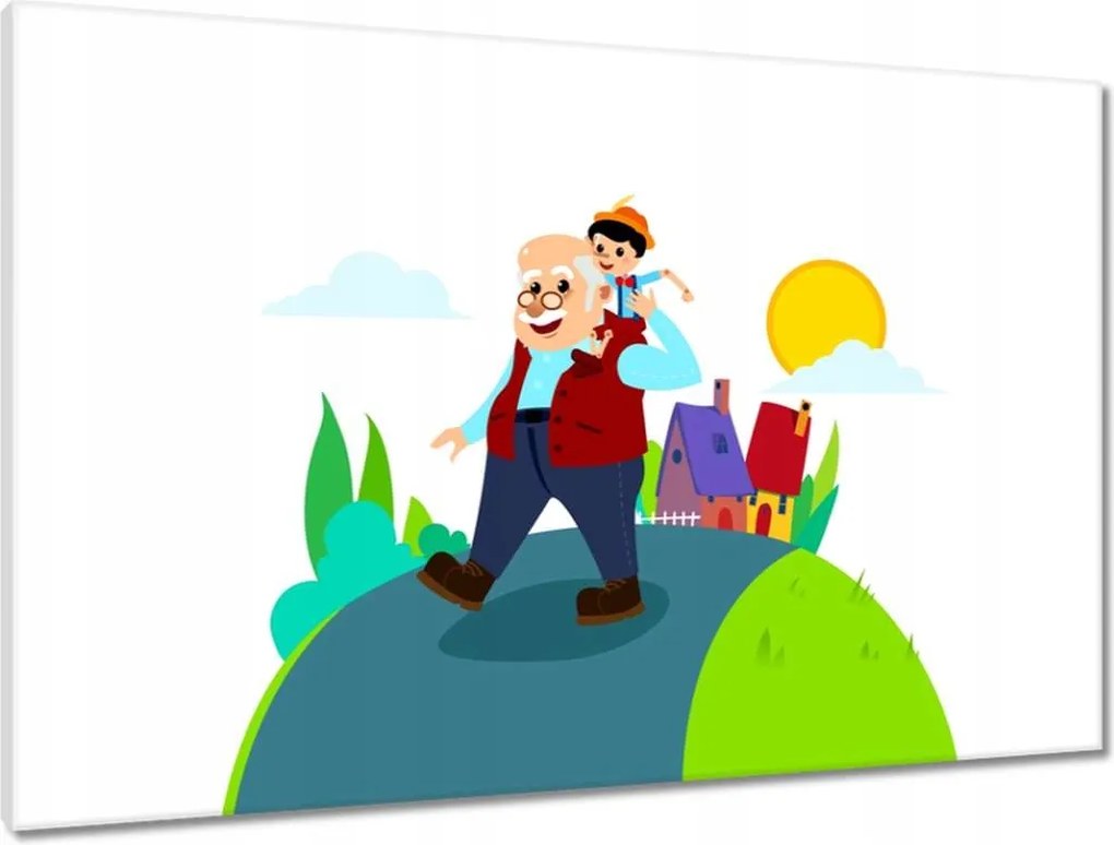 Vászonkép 90x60 Fa lalka orral