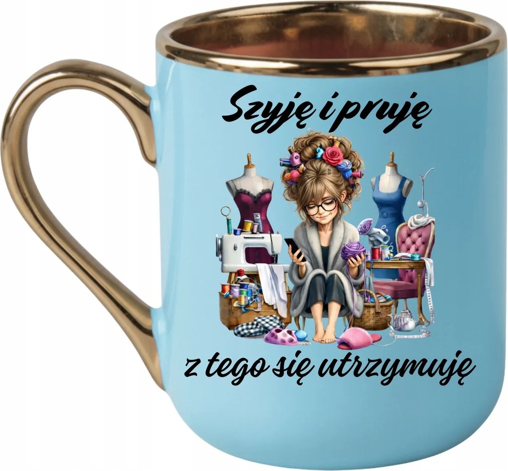 Elegáns bögre Nyakba akasztható, barna 330 Jas Sky