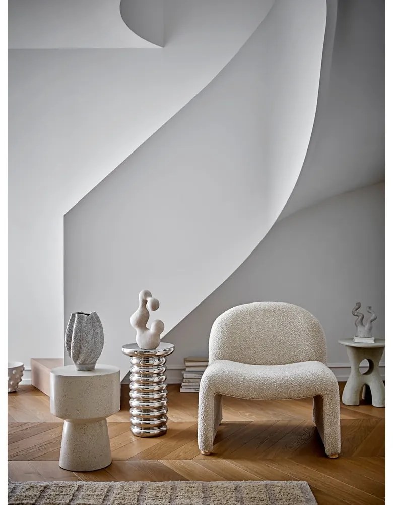 Krémszínű buklé fotel Neel – Bloomingville