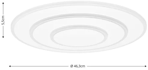 Brilagi - LED dimmelhető mennyezeti lámpatest MODERN LED/58W/230V 3000-6000K + távirányító