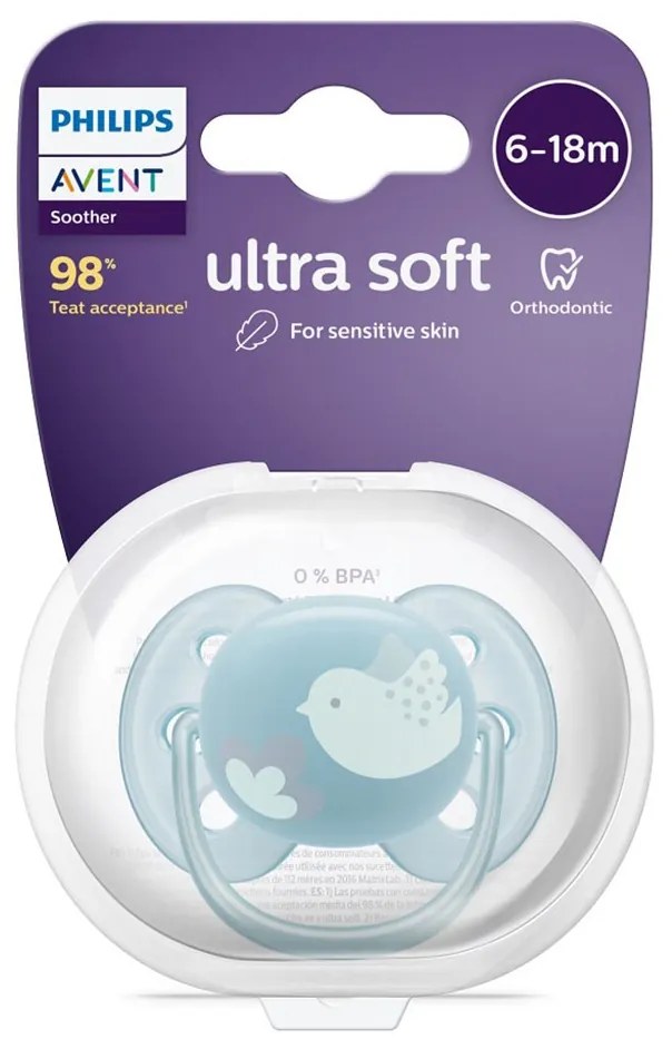 Baba cumi Ultrasoft Premium Avent 6-18 hónap, vel. 6-18 h