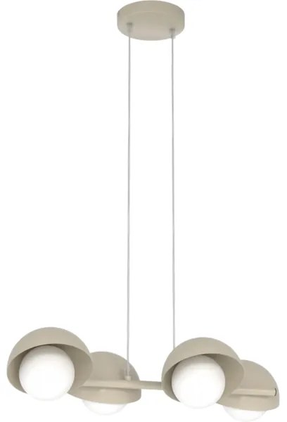 BOOM kábeles csillár 4xG9/8W/230V bézs