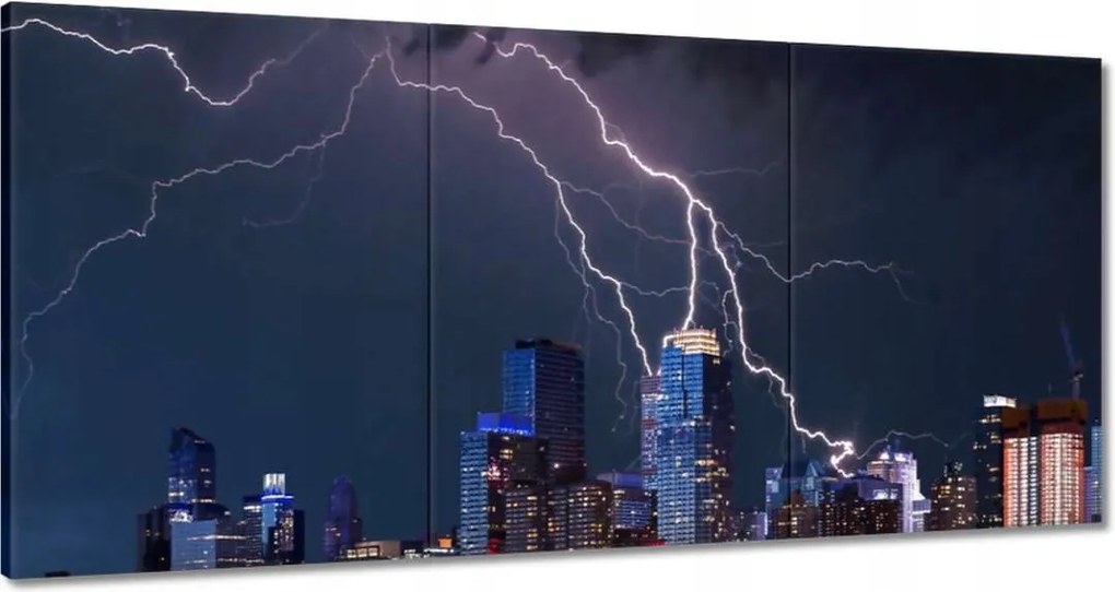 Festmények 120x60 New York éjszaka