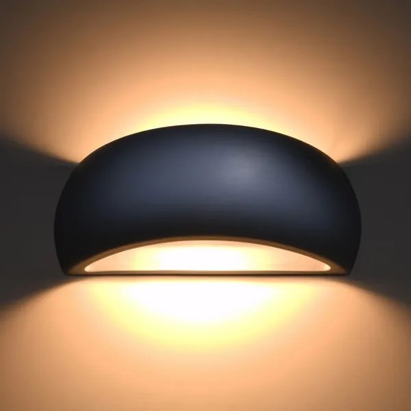 Fali lámpa PONTIUS 1xG9/40W/230V szürke