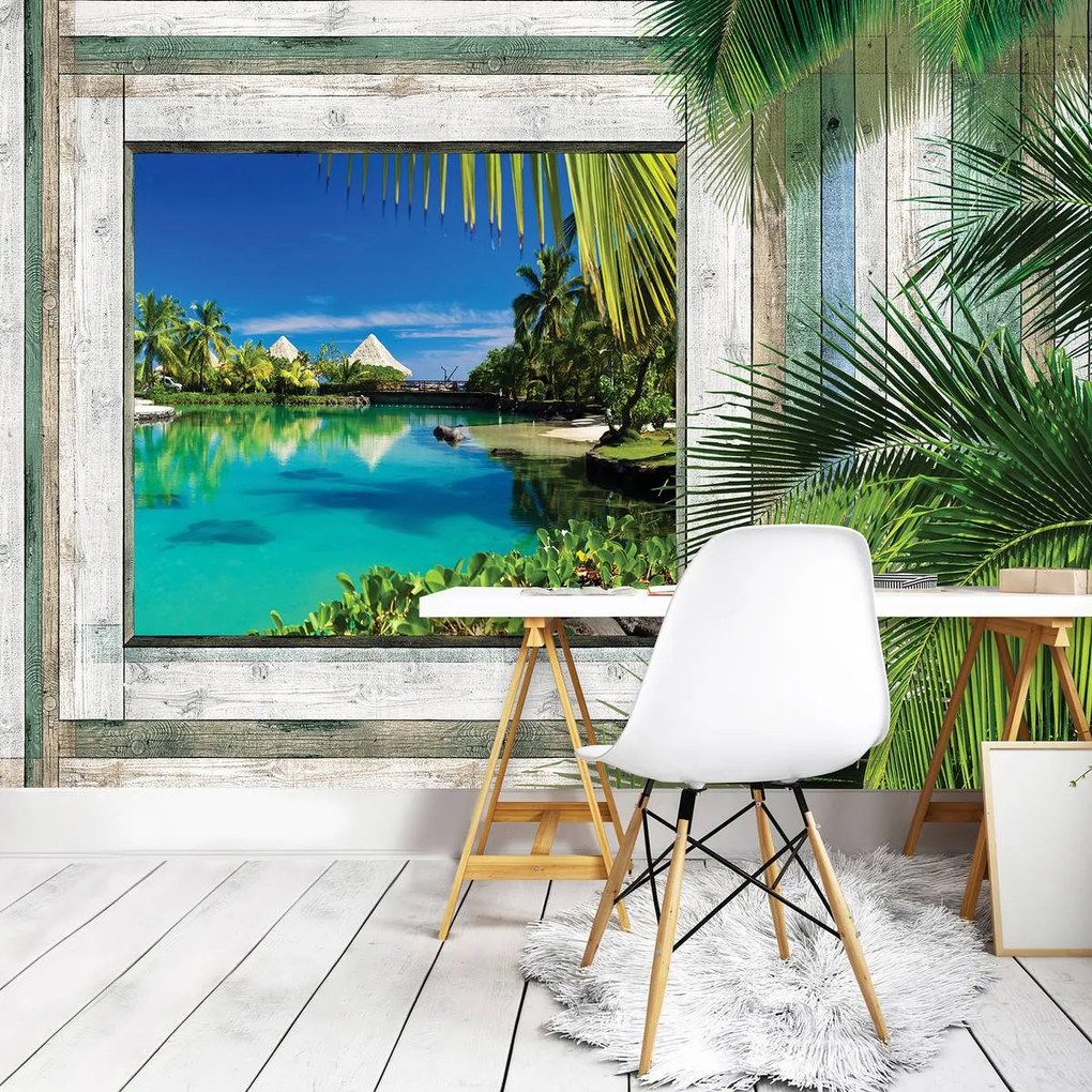 Fotótapéta - Strand, tenger, homok (152,5x104 cm)
