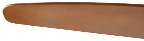 ZEVENTI - LED mennyezeti ventilátor PADUA LED/18W/230V Wi-Fi Tuya fehér/barna + távirányító