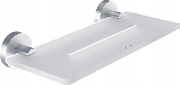 Nimco Unix rozsdamentes acél fürdőszobai polc lyukakkal, szálcsiszolt rozsdamentes acél, 30 cm 43_