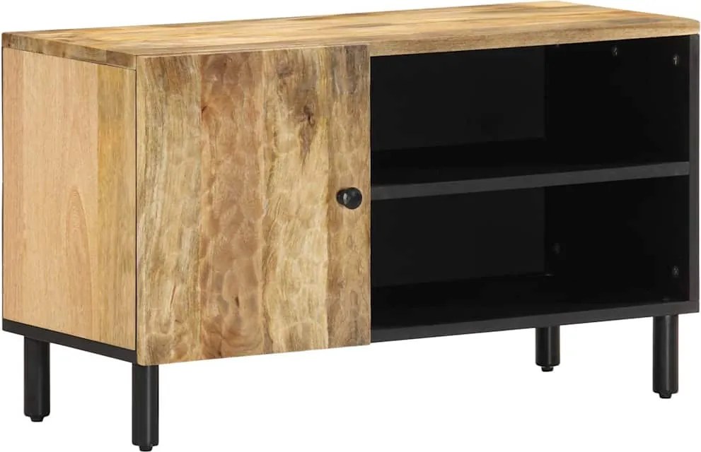 vidaXL tömör mangófa TV-szekrény 80 x 31 x 46 cm