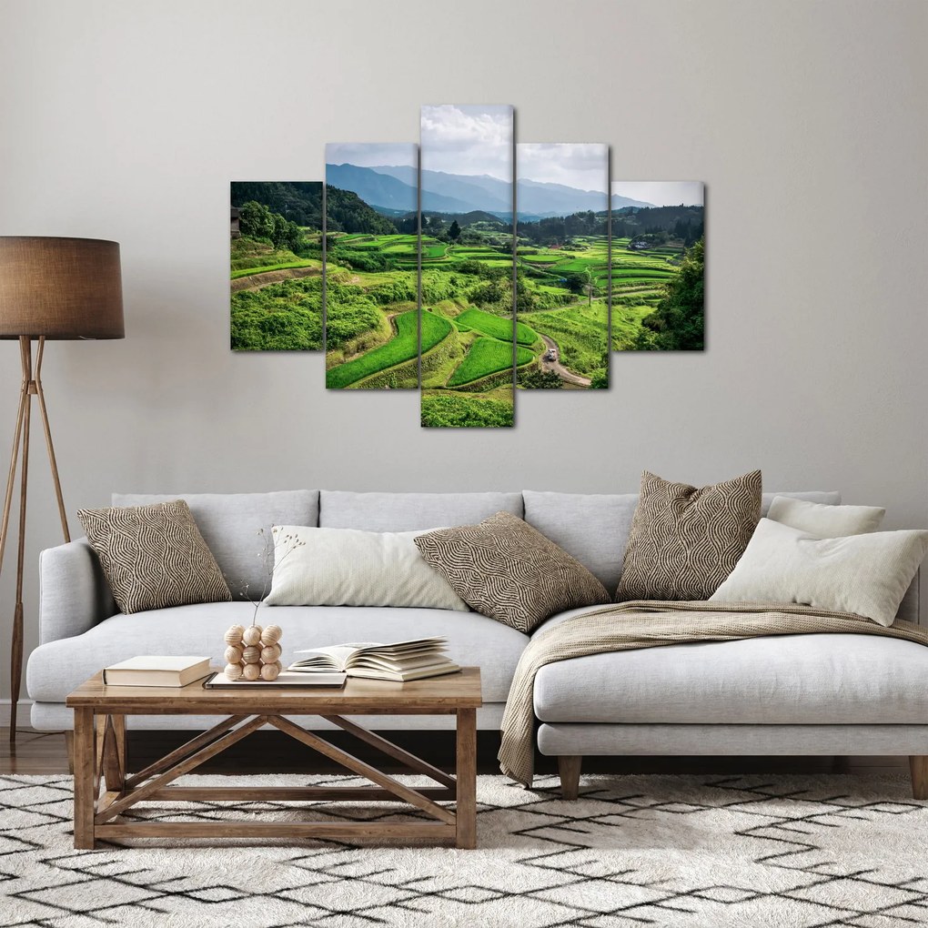 Rizsmező képe (150x105 cm)