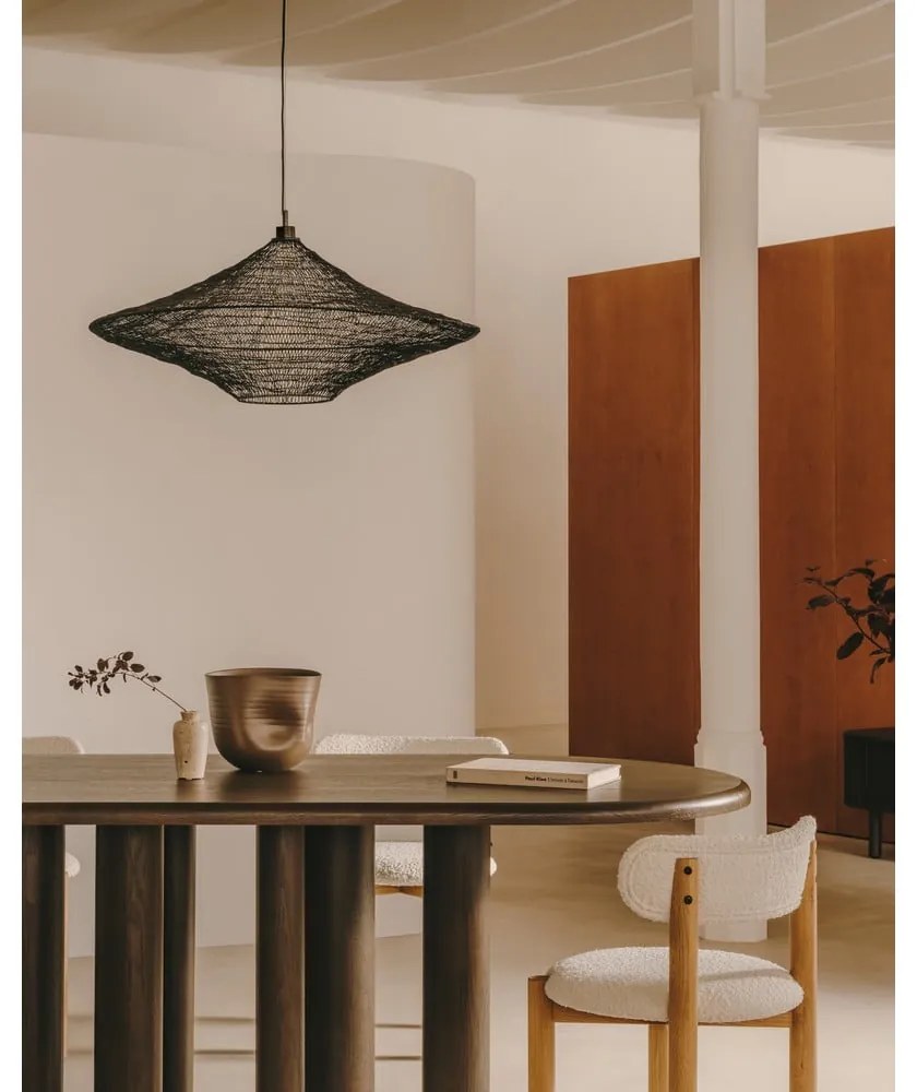 Fekete függőlámpa ø 87 cm Makai – Kave Home