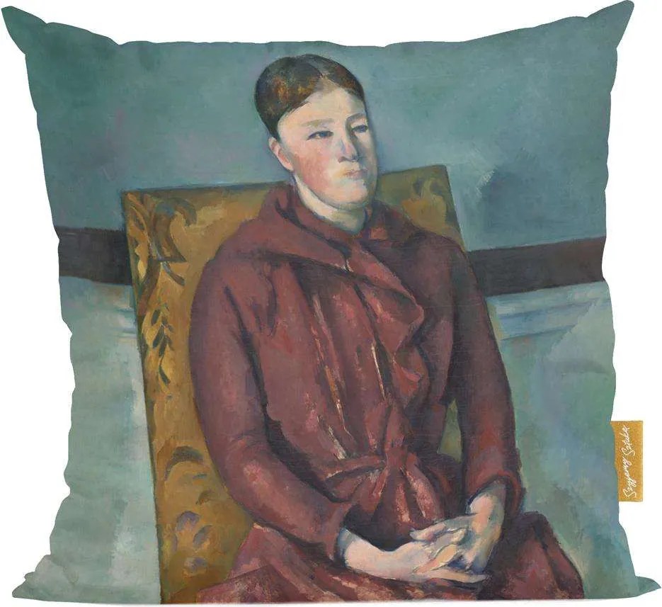 Madame Cezanne párna Paul Cezanne sárga fotelben