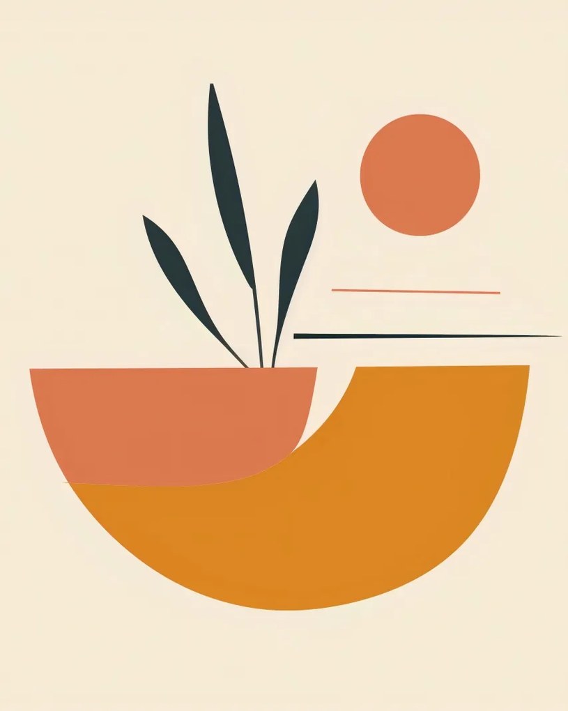 Poszter 40x50cm Minimalista Nyugat