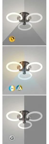 Rabalux 71007 - LED fényerőszabályozható mennyezeti lámpa SOTIRIS LED/21W/230V + távirányító