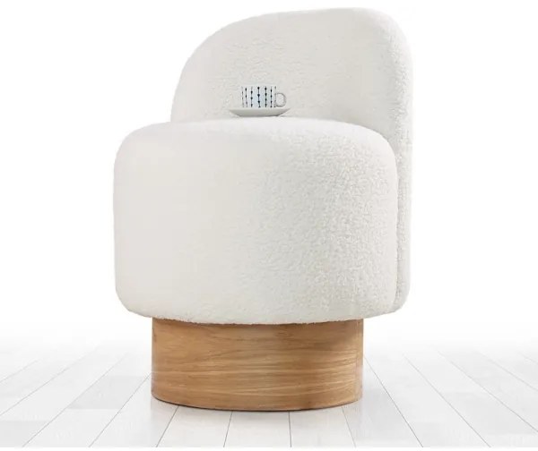 RIKI gyerekfotel 40x47 cm, fehér