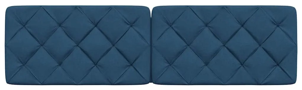 kék szövet fejtámla párna 180 cm