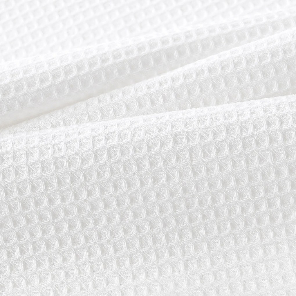 Goldea karácsonyi hímzett waffle konyharuha - fagyöngy fehér alapon 50 x 70 cm