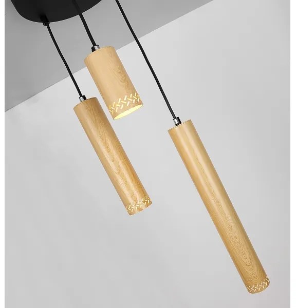 Csillár zsinóron TUBO 3xGU10/25W/230V