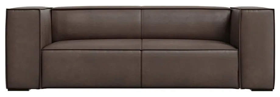 Barna bőr kanapé 212 cm Madame – Windsor & Co Sofas