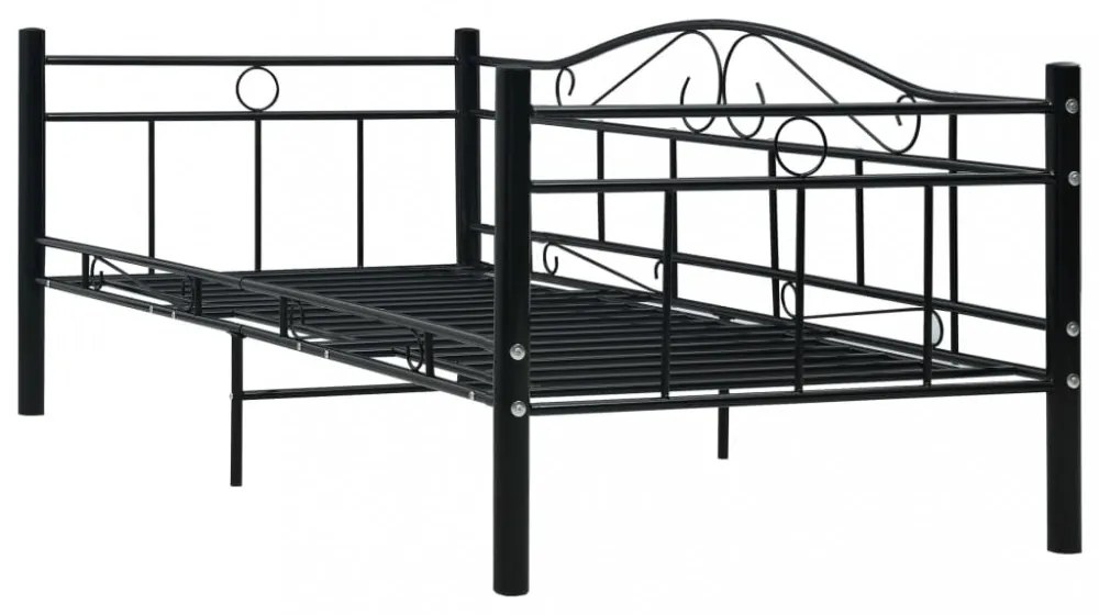 vidaXL fekete fém kanapéágy-keret 90 x 200 cm