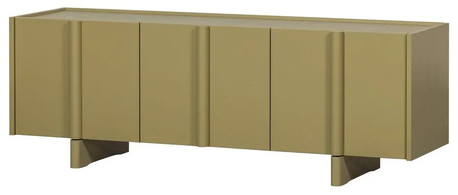 Zöld borovi fenyő TV-állvány 152x53x46 cm Basu – WOOOD