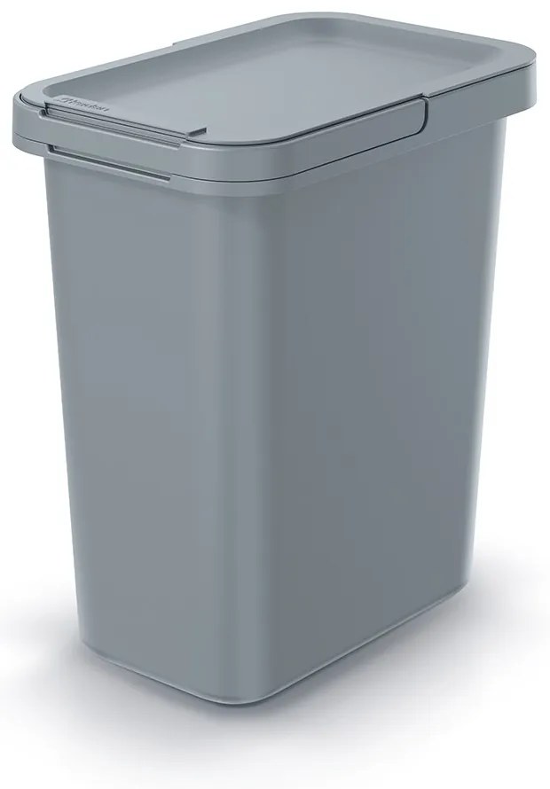 Függő szemetes, 12 l, szürke