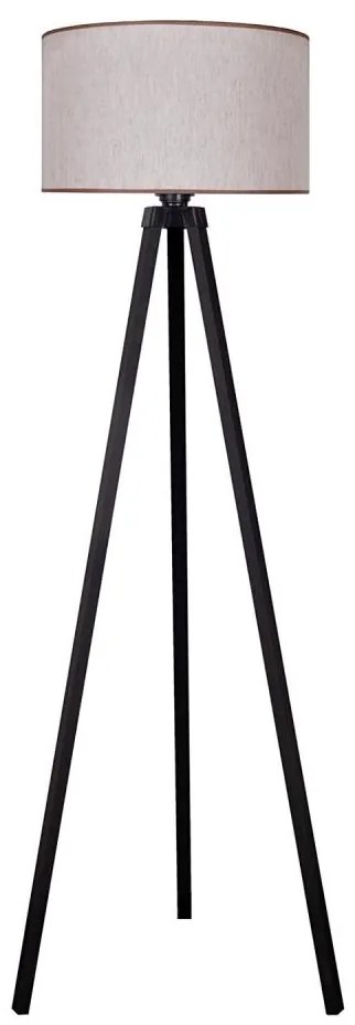 Duolla - Állólámpa 1xE27/60W/230V átm. 44 cm bézs/wenge