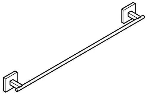 GROHE 410892430 - 600 mm törölközőtartó, fekete