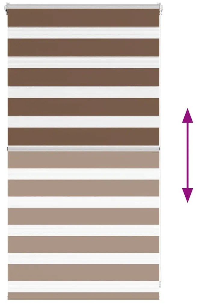 zebrafüggönnyel barna szövetszélesség 85,9 cm poliészter