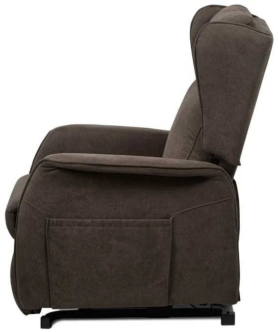 Elektromos Fekvőfotel, Barna Szövet. TV-1190 BR2