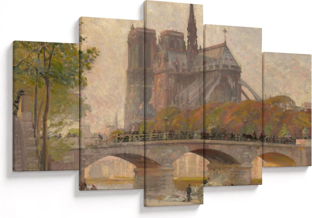 Kép - Robert William Vonnoh, Notre Dame de Paris, reprodukciók (150x105 cm)