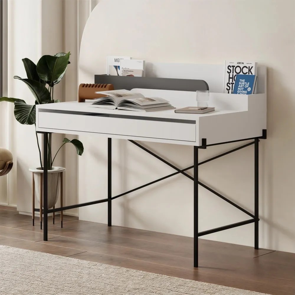 Szekreter típusú íróasztal 60x113 cm Lila – Marckeric