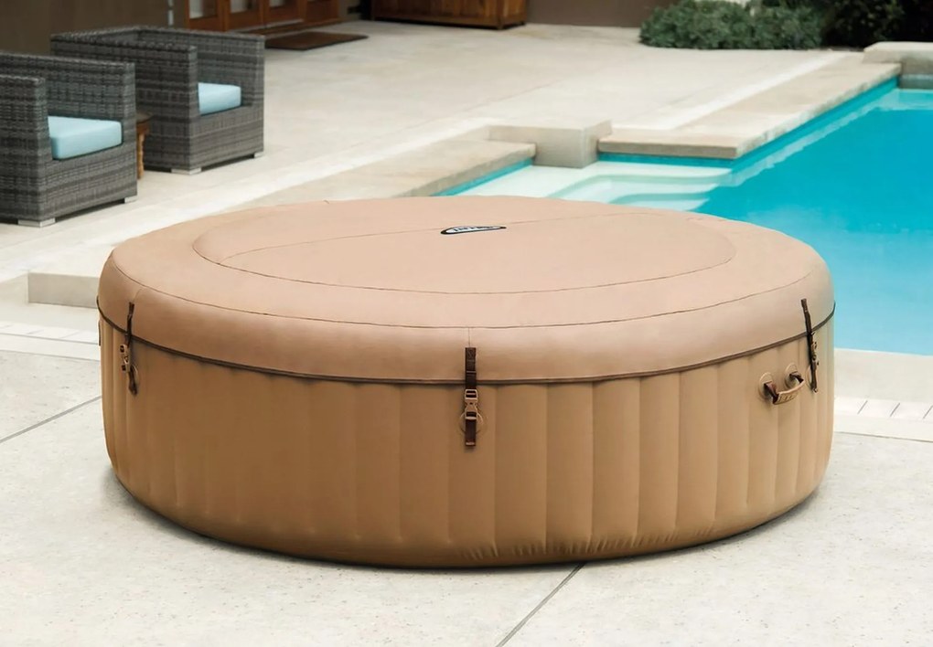 INTEX PureSpa Bubble Massage 216 x 71 cm, 6 személyes jakuzzi / masszázsmedence 28428