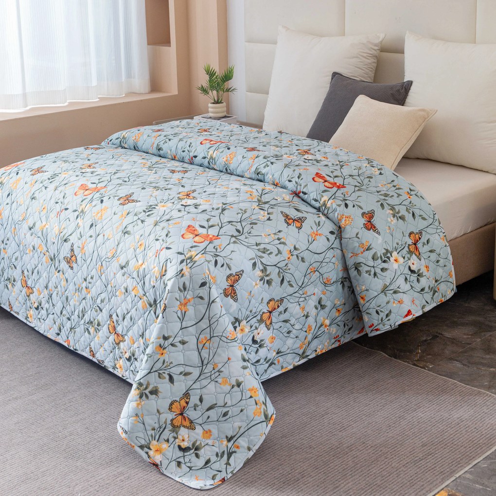 Ágytakaró MONARCH WINGS, világoskék Méret: 220 x 240 cm