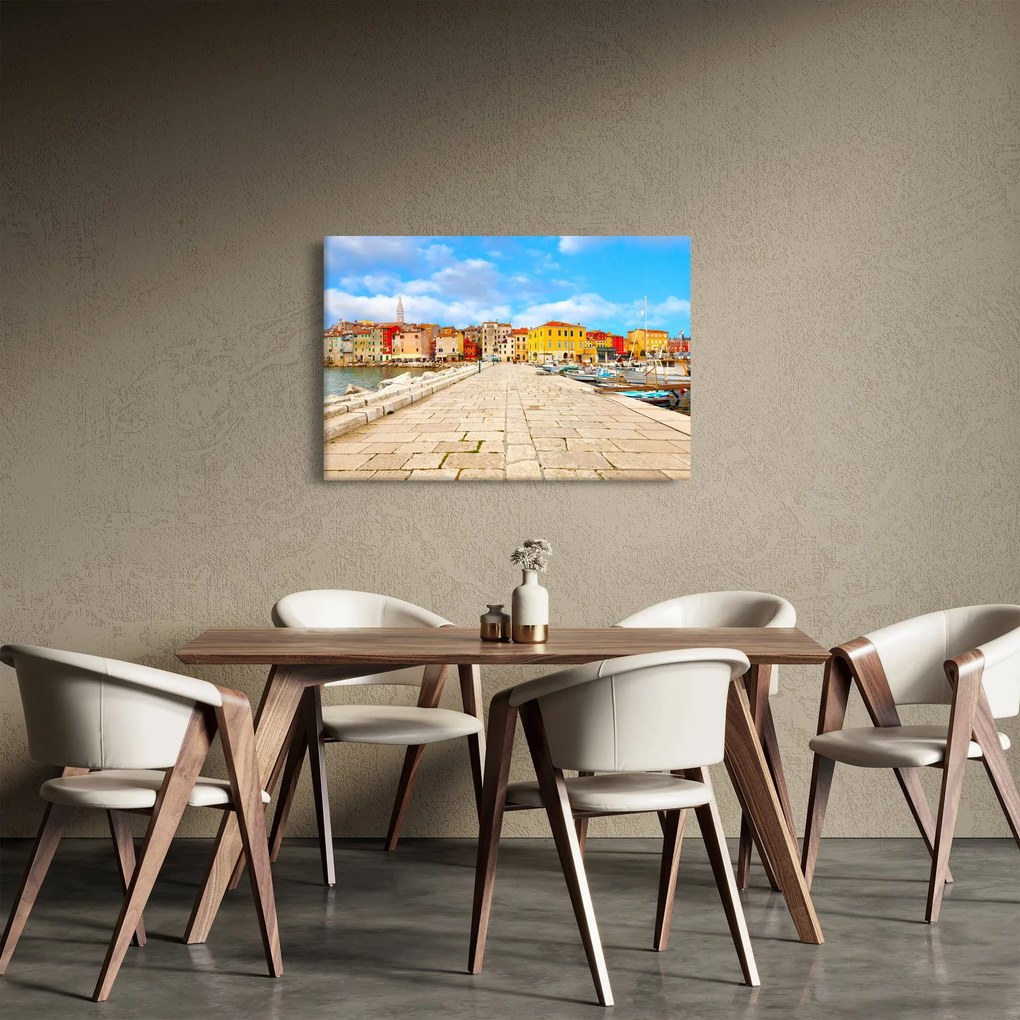 Kép - Poreč régi isztriai városa, Horvátország (90x60 cm)